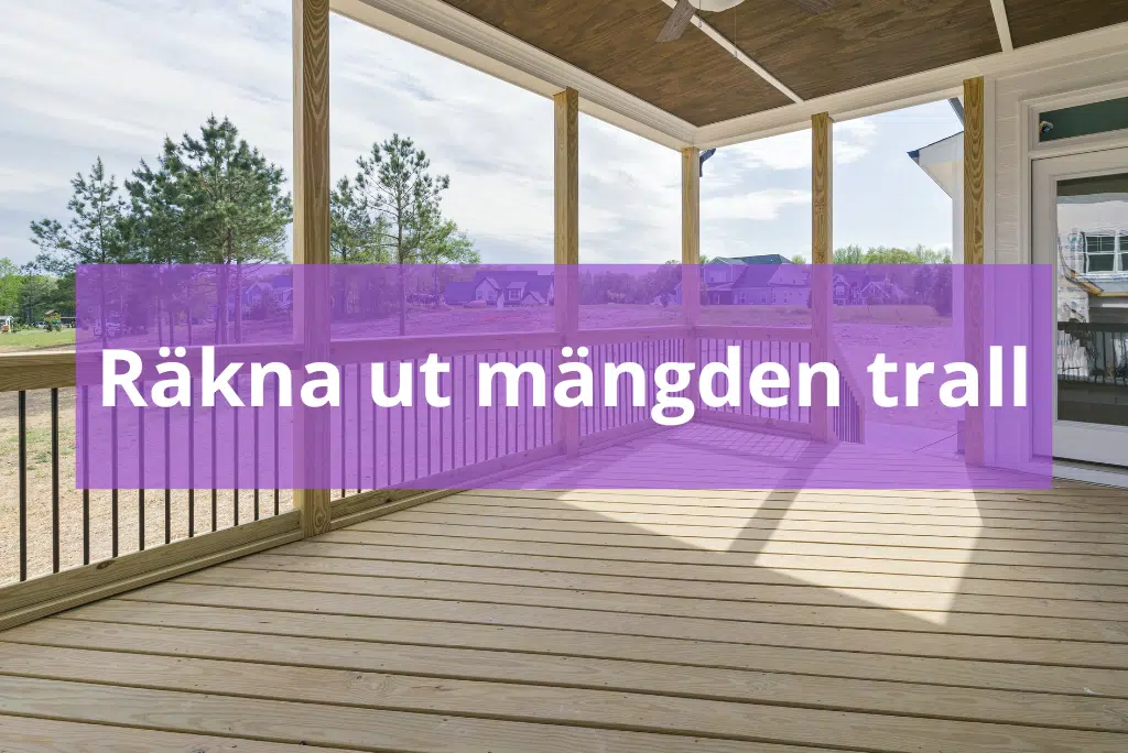 räkna ut mängden trall (1) Bygga Trall