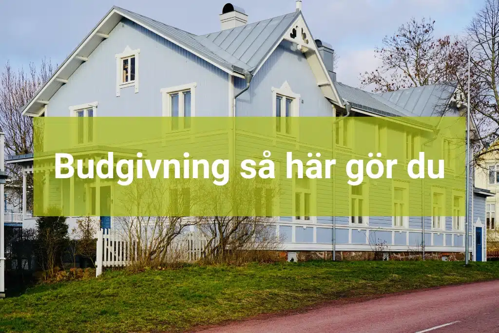 Budgivning Köps Bostad budgivning