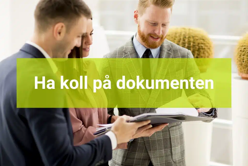 Ha koll på dokumenten Hur man förbereder sig för att sälja sitt hus