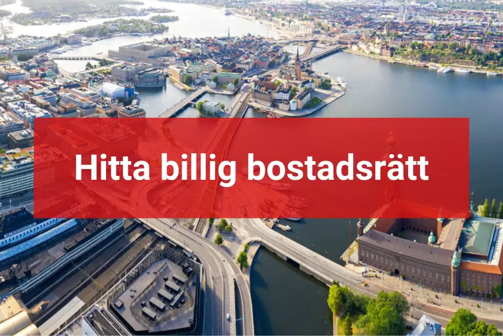 Hitta billig bostadsrätt i Stockholm