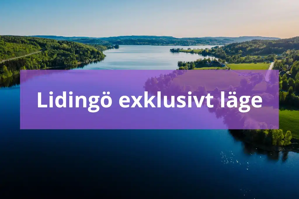 Hitta hus till salu på Lidingö