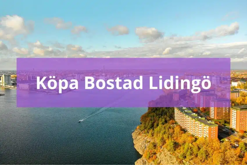 Köpa Bostad Lidingö NY Köpa bostad Lidingö
