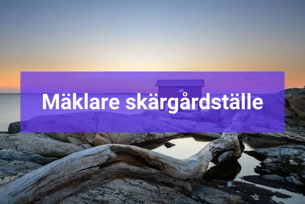 Hitta bra skärgårdsmäklare