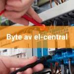 Byte av elcentral