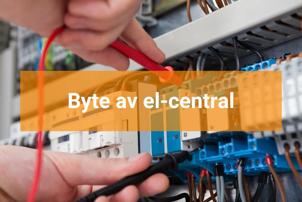 Byte av elcentral