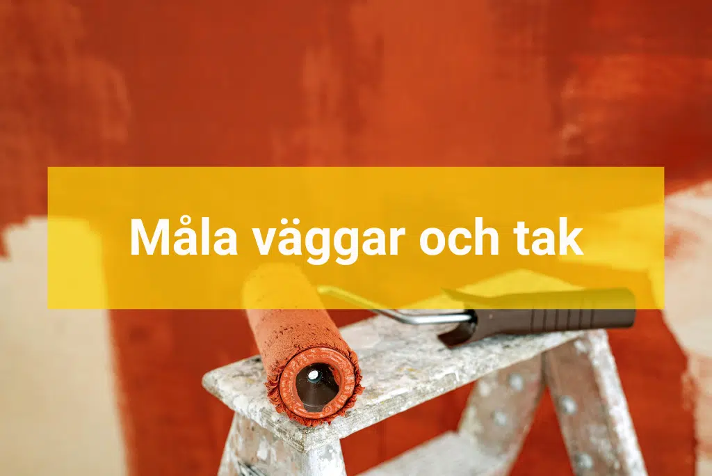 Måla väggar och tak i samma färg