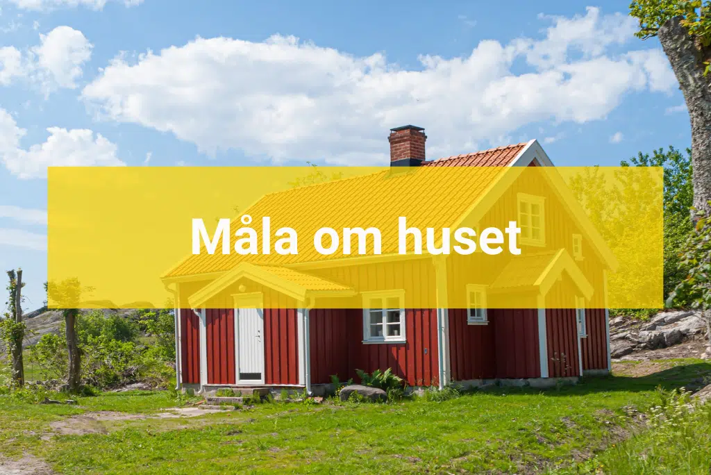Måla om fasad