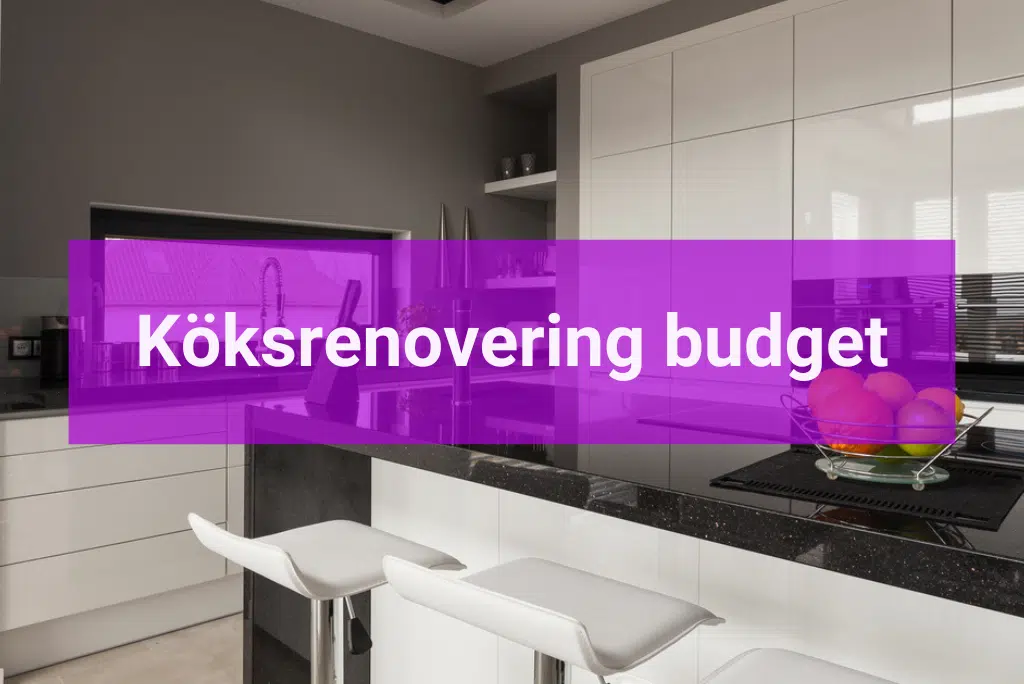 Köksrenovering kostnader