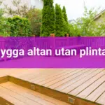 Bygga altan utan plintar