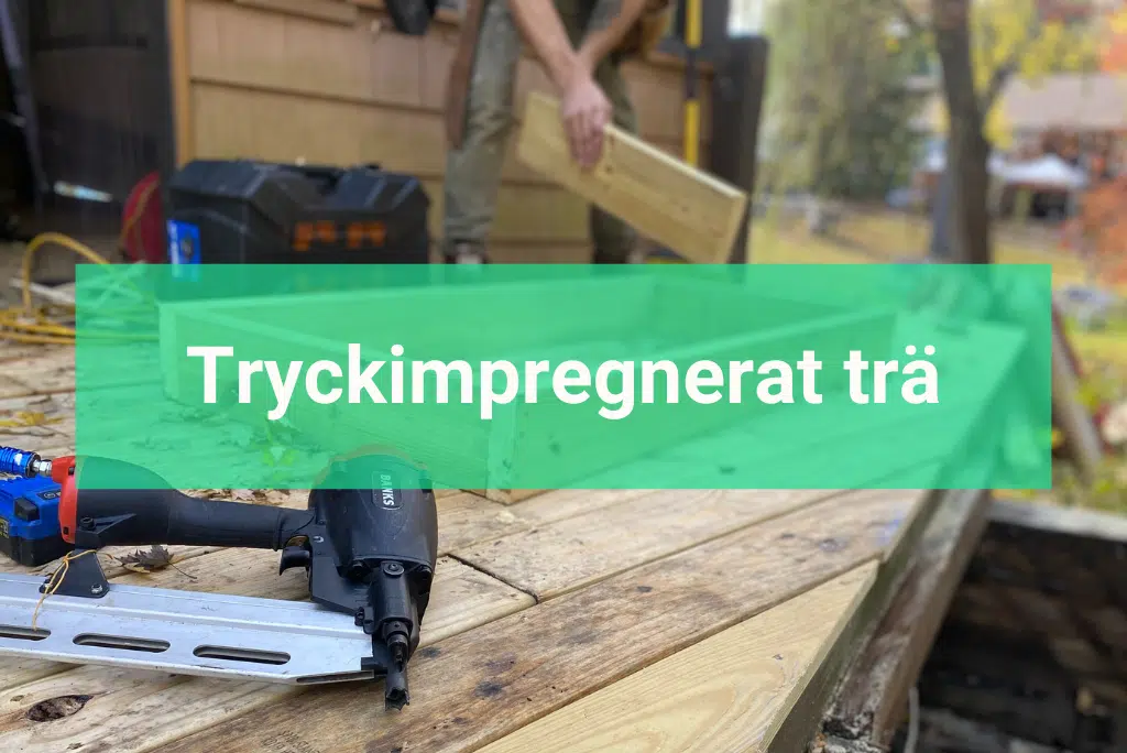 Måla Tryckimpregnerat