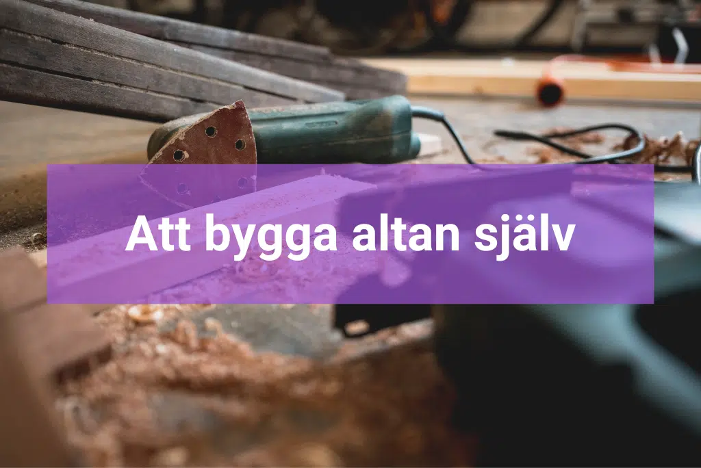 Bygga altan själv