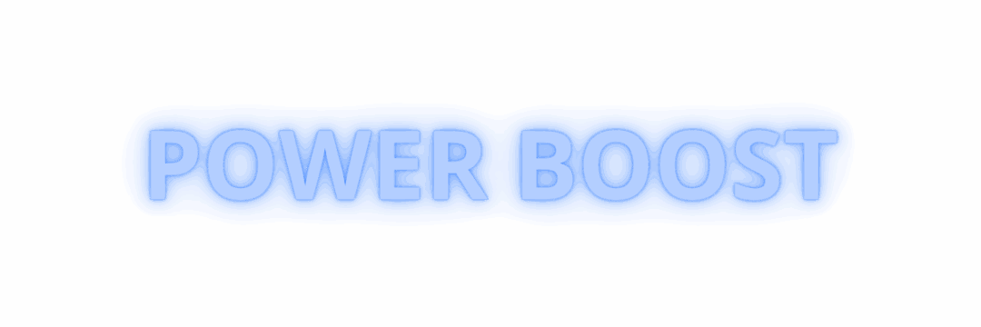 Power Boost NEON logo